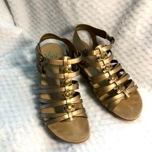 Gold Leather Sandal